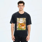 kyoto lion ukiyo-e style tee for summer