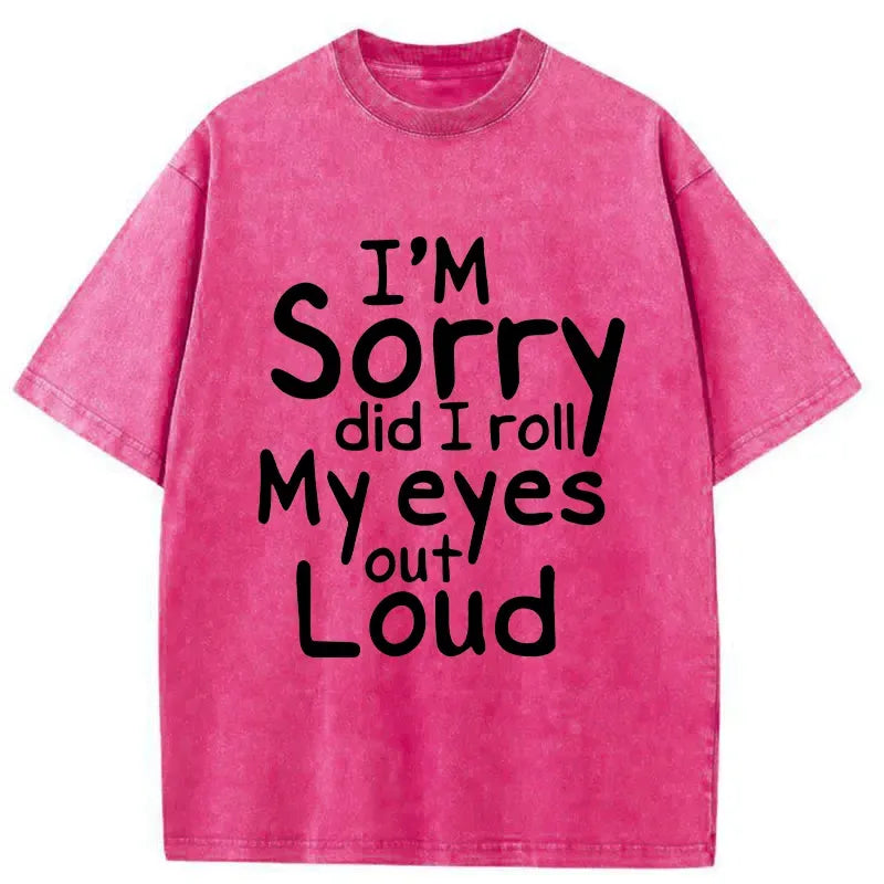 Funny Japanese Washed T-Shirt for Everyday
