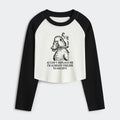 japanese style women's crop tee for summer