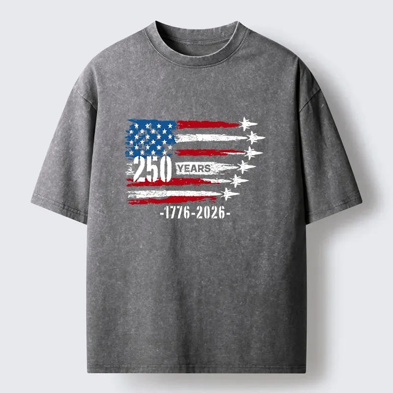 vintage washed flag t-shirt best seller