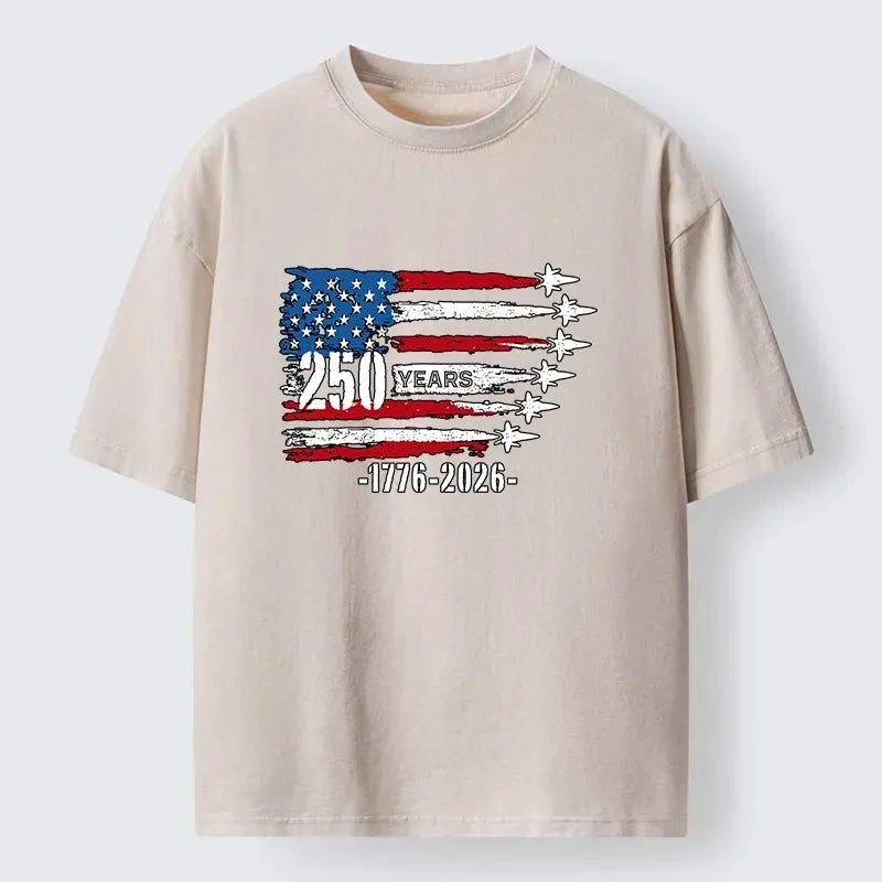 vintage washed flag t-shirt best seller