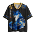 Japanese Zen Cat Mesh Jersey Trendy