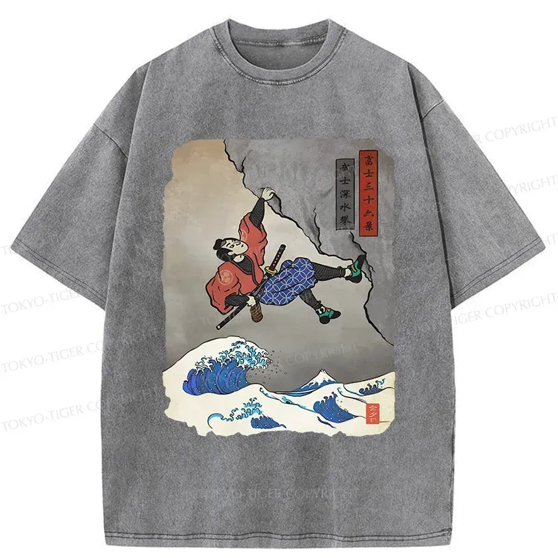 Unisex Japanese Samurai Tee for Daily Wear