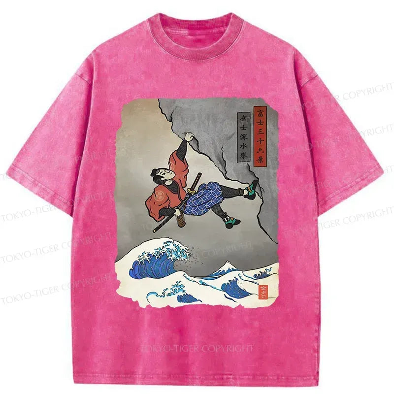 Japanese Samurai Washed T-Shirt
