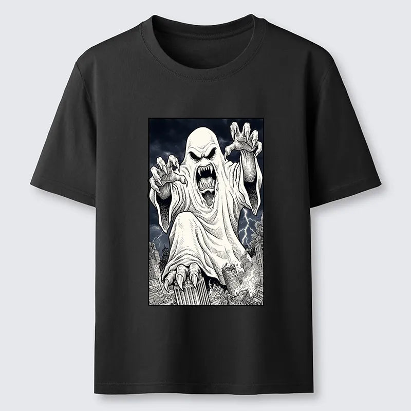 Kyoto-Lion Spooky Ghost Monster Classic T-Shirt