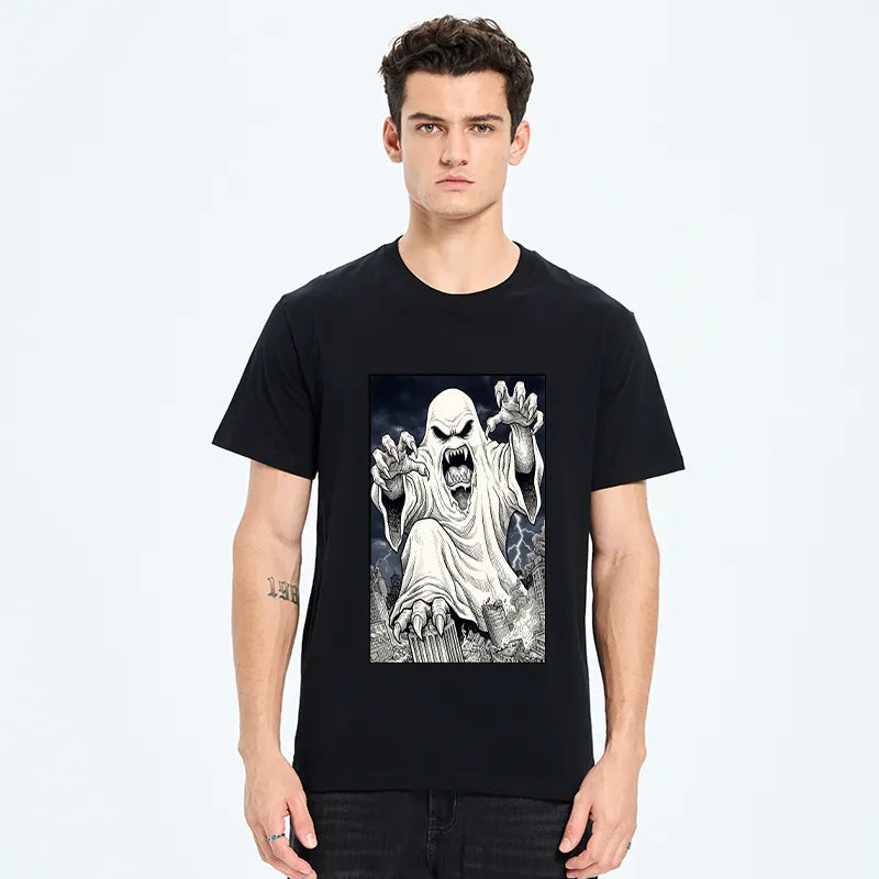 Kyoto-Lion Spooky Ghost Monster Classic T-Shirt