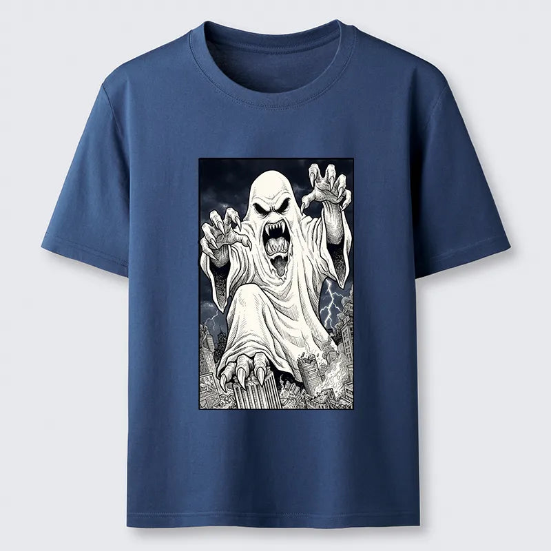 Kyoto-Lion Spooky Ghost Monster Classic T-Shirt