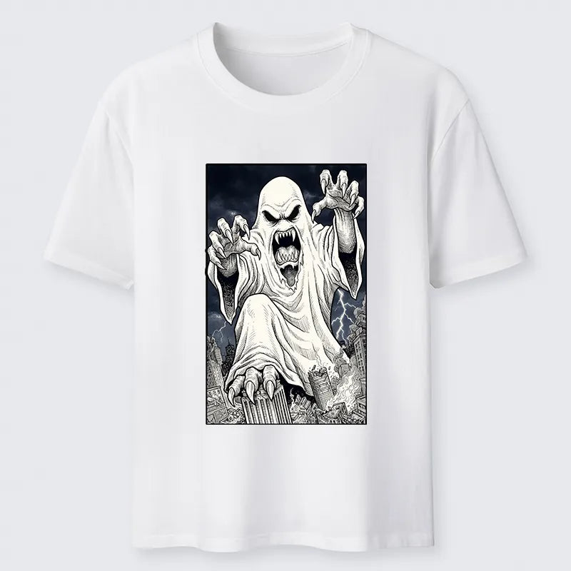 Kyoto-Lion Spooky Ghost Monster Classic T-Shirt