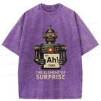 japanese washed t-shirt for daily wear
