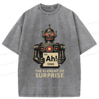 japanese washed t-shirt for daily wear