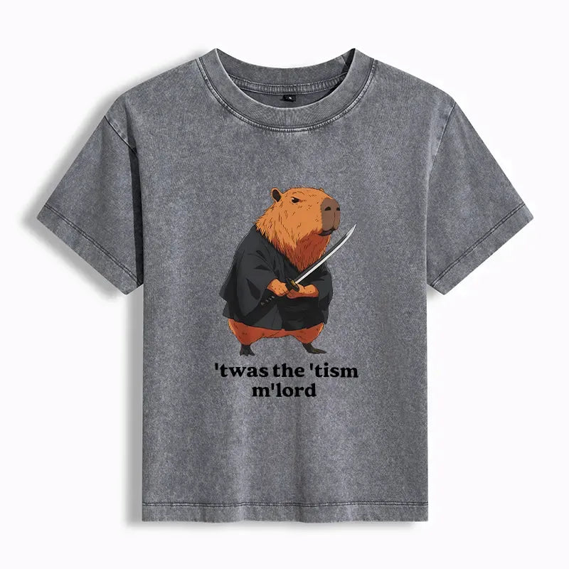 Vintage Samurai Capybara Women's T-shirt
