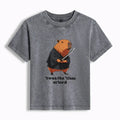 Vintage Samurai Capybara Women's T-shirt
