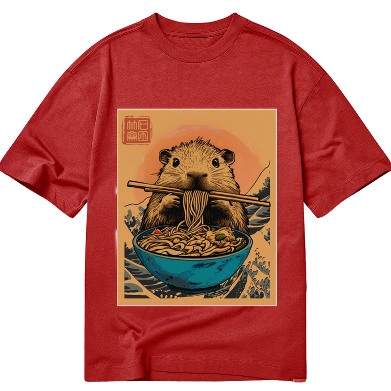 classic unisex cotton tee with japanese culture design