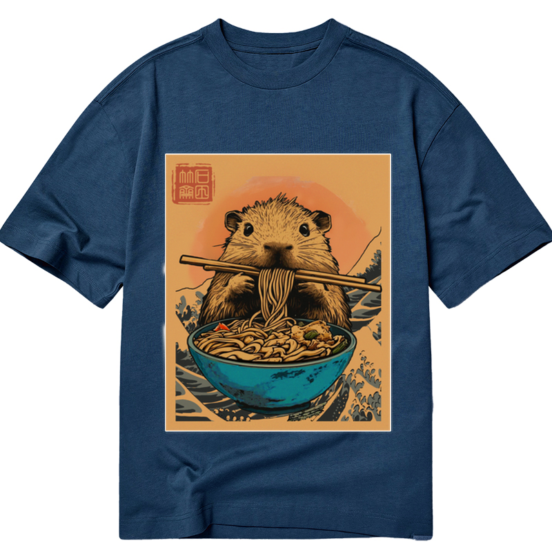 classic unisex cotton tee with japanese culture design