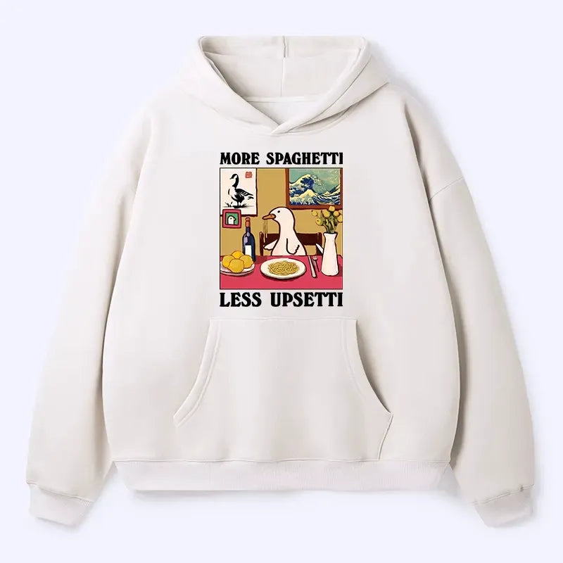 Japanese retro goose hoodie with free shipping