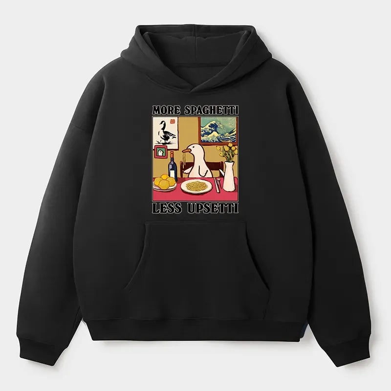 funny goose hoodie for daily wear
