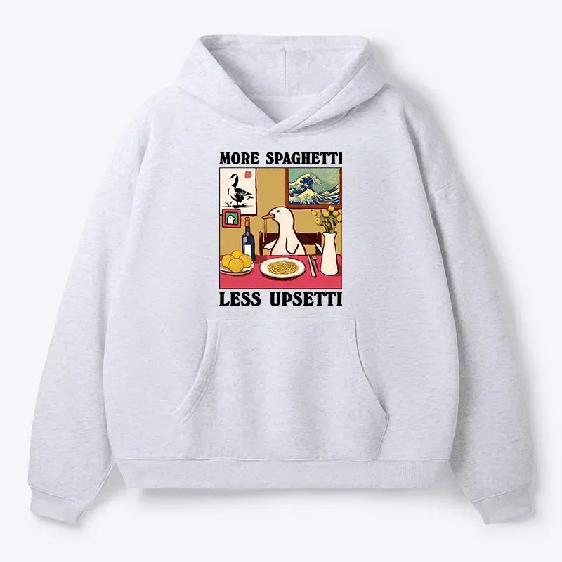 funny goose hoodie for daily wear