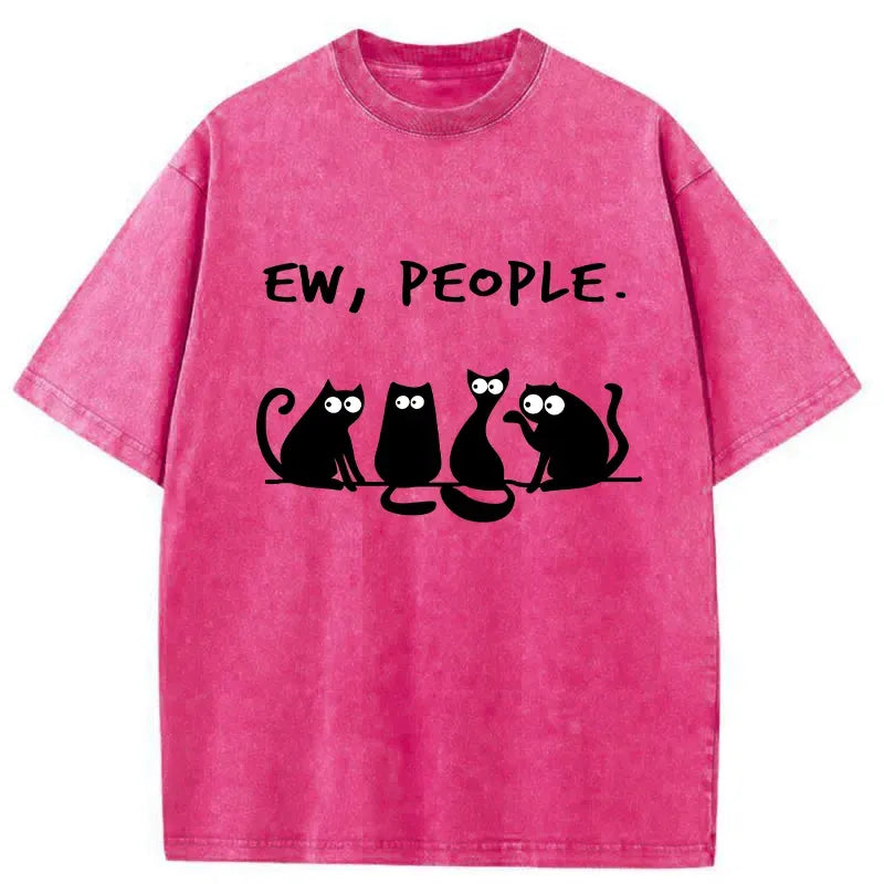 Kyoto-Lion Ew People Washed T-Shirt