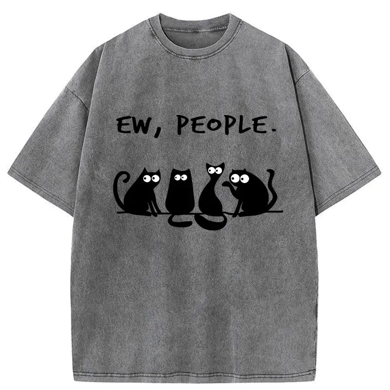 Kyoto-Lion Ew People Washed T-Shirt
