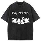 Japanese vintage washed t-shirt for daily wear