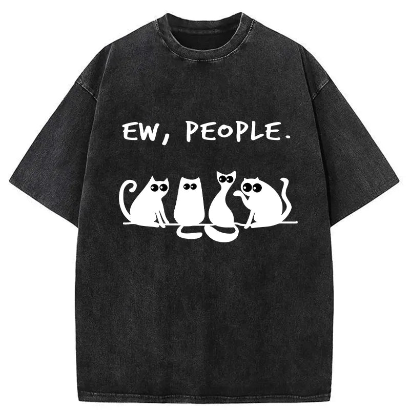 Japanese vintage washed t-shirt for daily wear