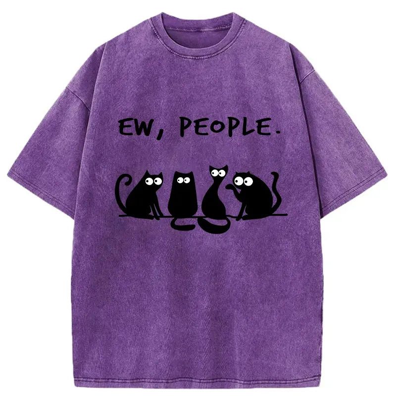 Kyoto-Lion Ew People Washed T-Shirt