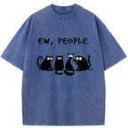 Japanese vintage washed t-shirt for daily wear