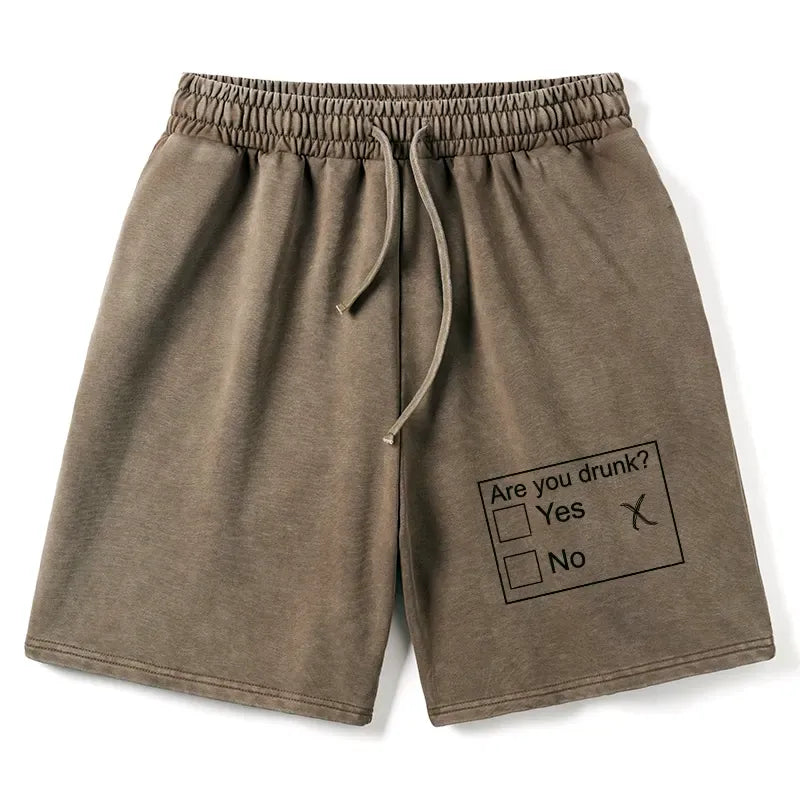 Washed Unisex Cotton Shorts for Daily Wear