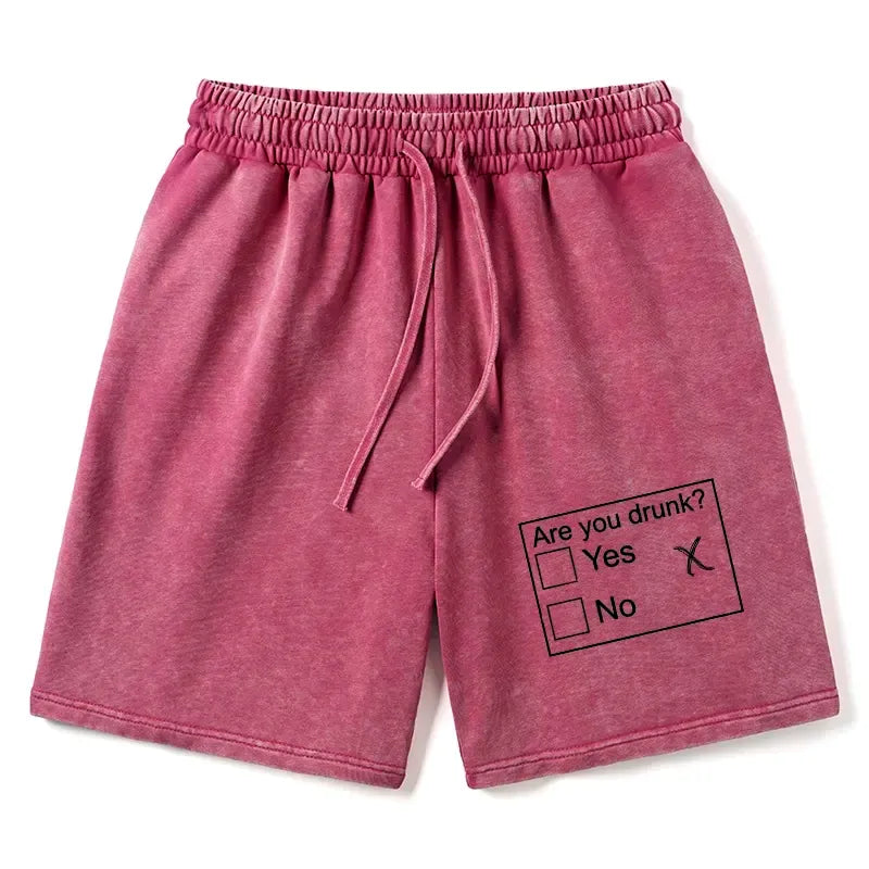 Funny Drunk Lion Shorts with Japanese Style