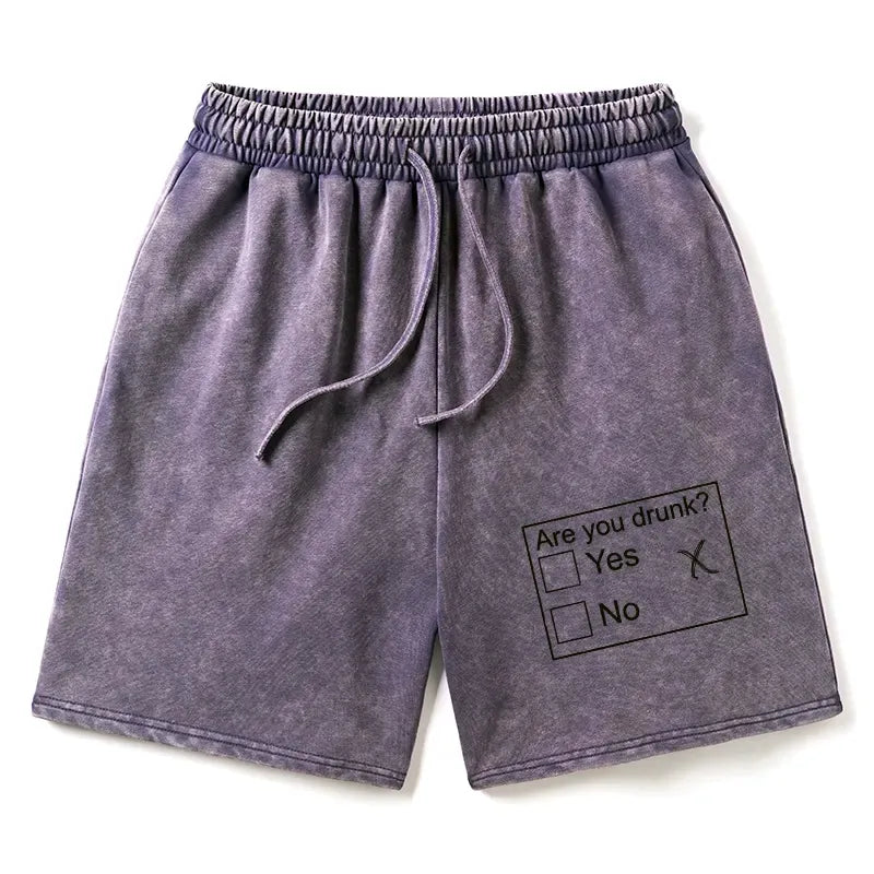 Funny Drunk Lion Shorts with Japanese Style