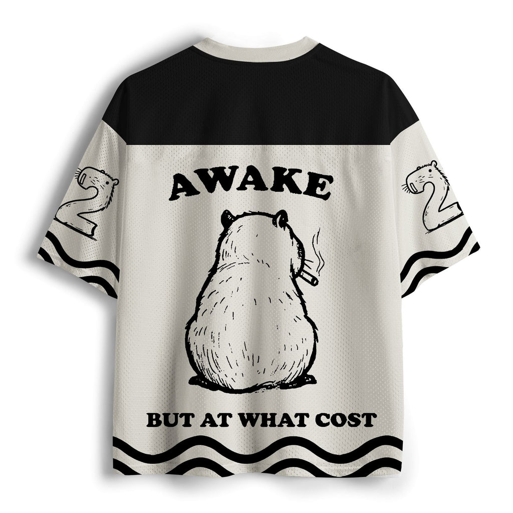 Kyoto-Lion Smoking Capybara Mesh Jersey