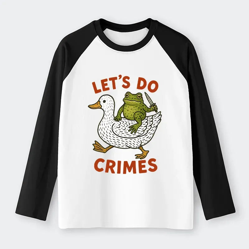 Unisex Frog Long Sleeve Streetwear Top