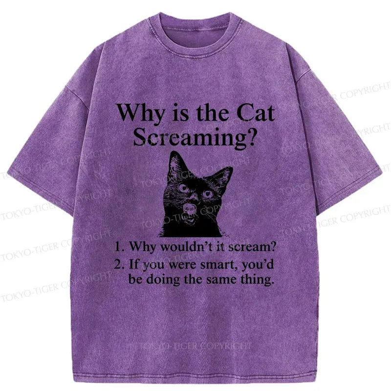 Funny Cat Scream Shirt for Anime Convention