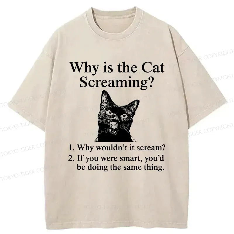 Funny Cat Scream Shirt for Anime Convention