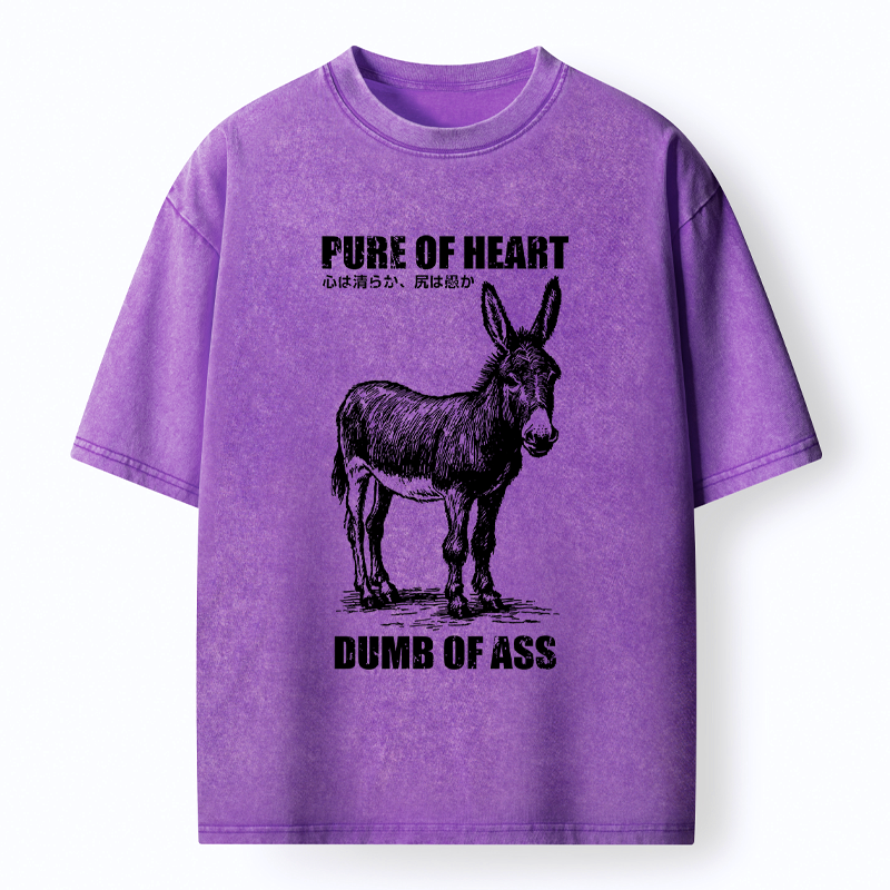 Japanese vintage washed t-shirt for daily wear