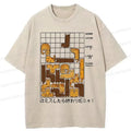 Kyoto-Lion Funny Next Mistake Is The End Washed T-Shirt
