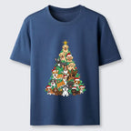 Kyoto Lion Christmas Tree Dog Tee