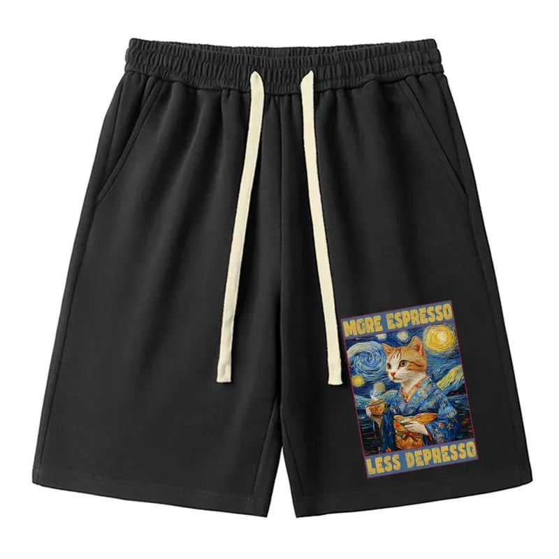 Comfortable Cotton Blend Casual Shorts