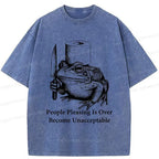 Kyoto-Lion Refuse To Please Others Washed T-Shirt