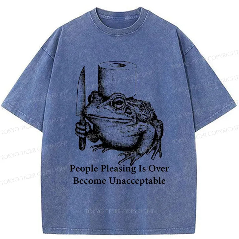 Kyoto-Lion Refuse To Please Others Washed T-Shirt