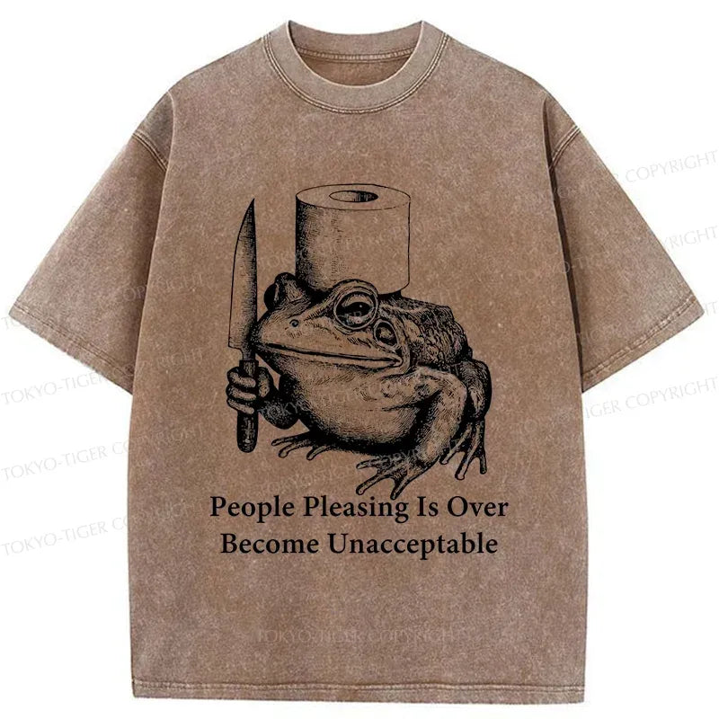Kyoto-Lion Refuse To Please Others Washed T-Shirt