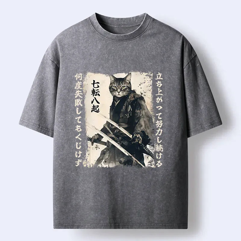 Unisex Japanese Cat T-Shirt for Daily Wear