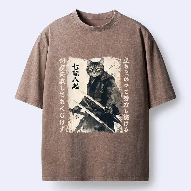 Unisex Japanese Cat T-Shirt for Daily Wear
