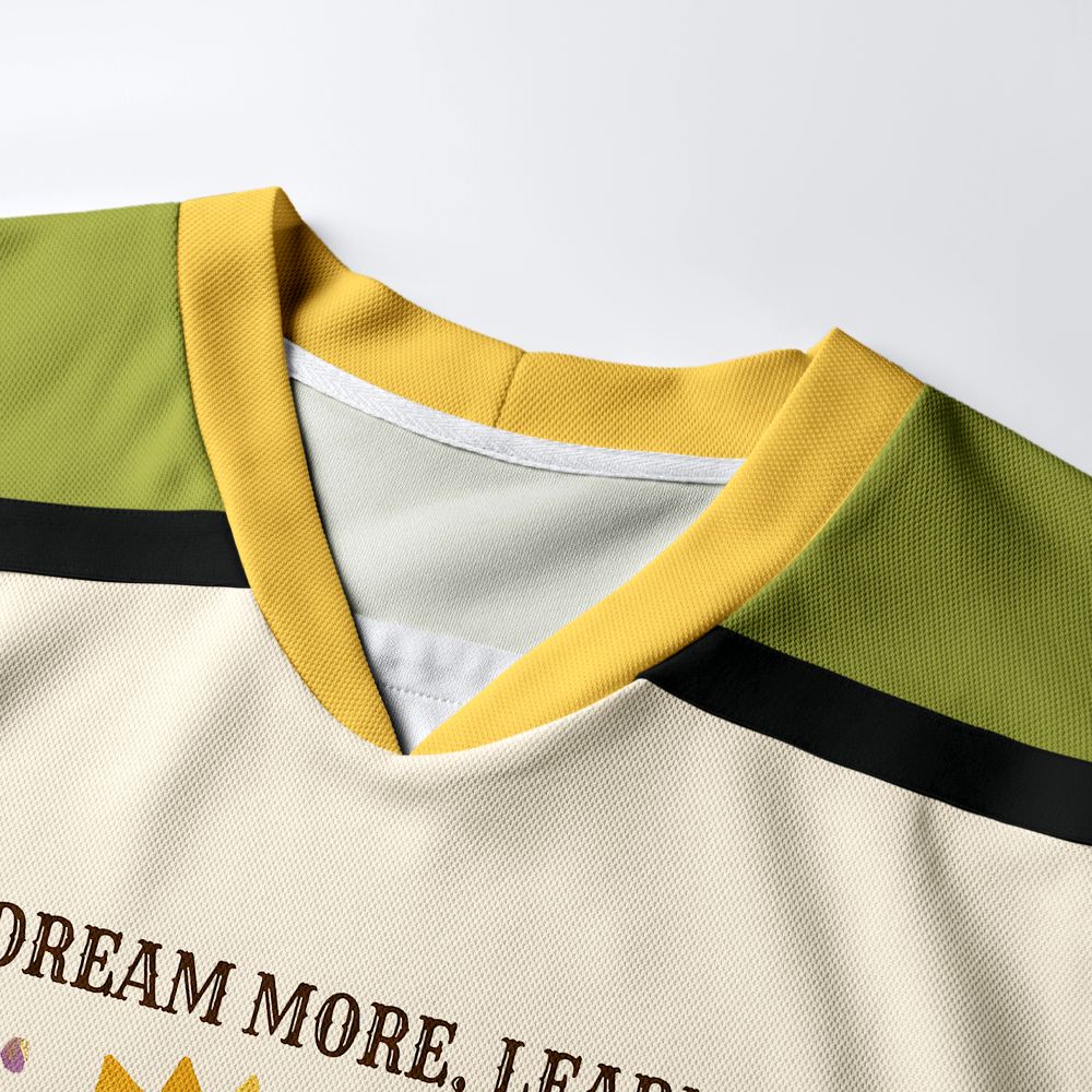 Kyoto-Lion Vintage Sunflower Inspirational Quot Long-Sleeve Hockey Jersey
