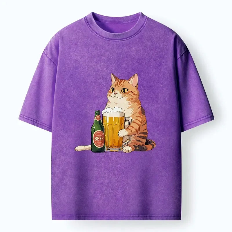japanese cat shirt for streetwear style