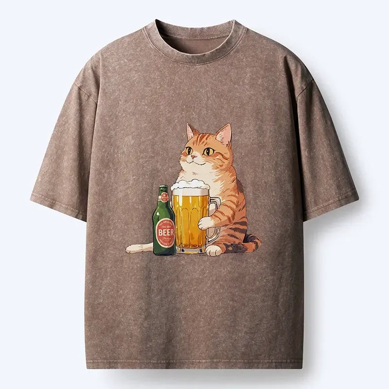japanese cat shirt for streetwear style