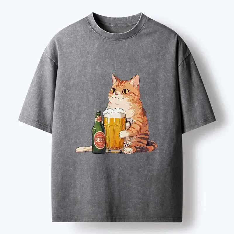 japanese cat shirt for streetwear style