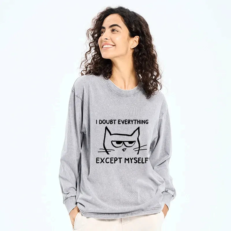 Best Seller Washed Long Sleeve T-Shirt