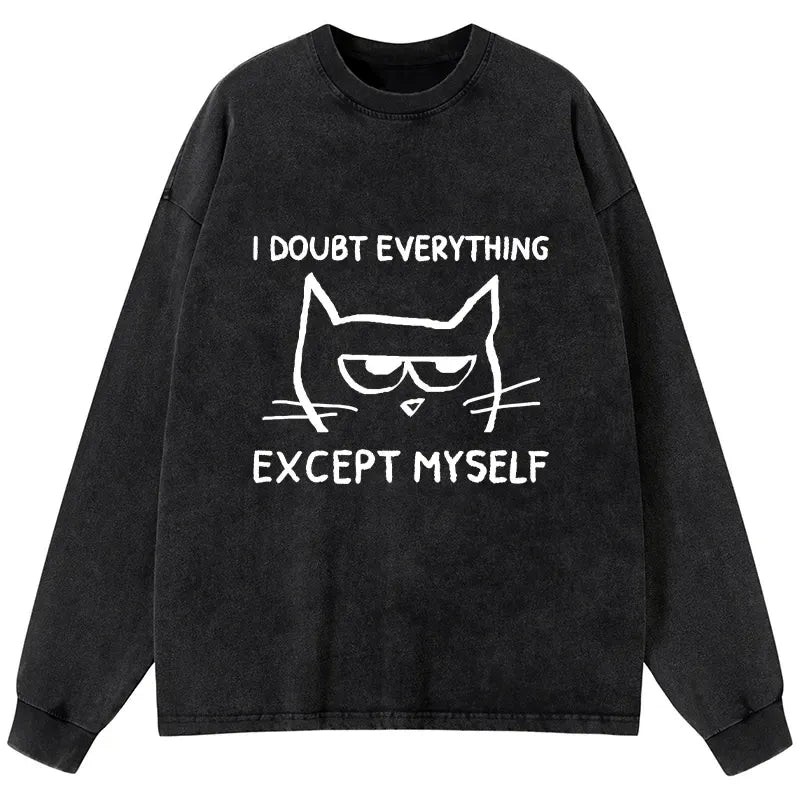 Best Seller Washed Long Sleeve T-Shirt