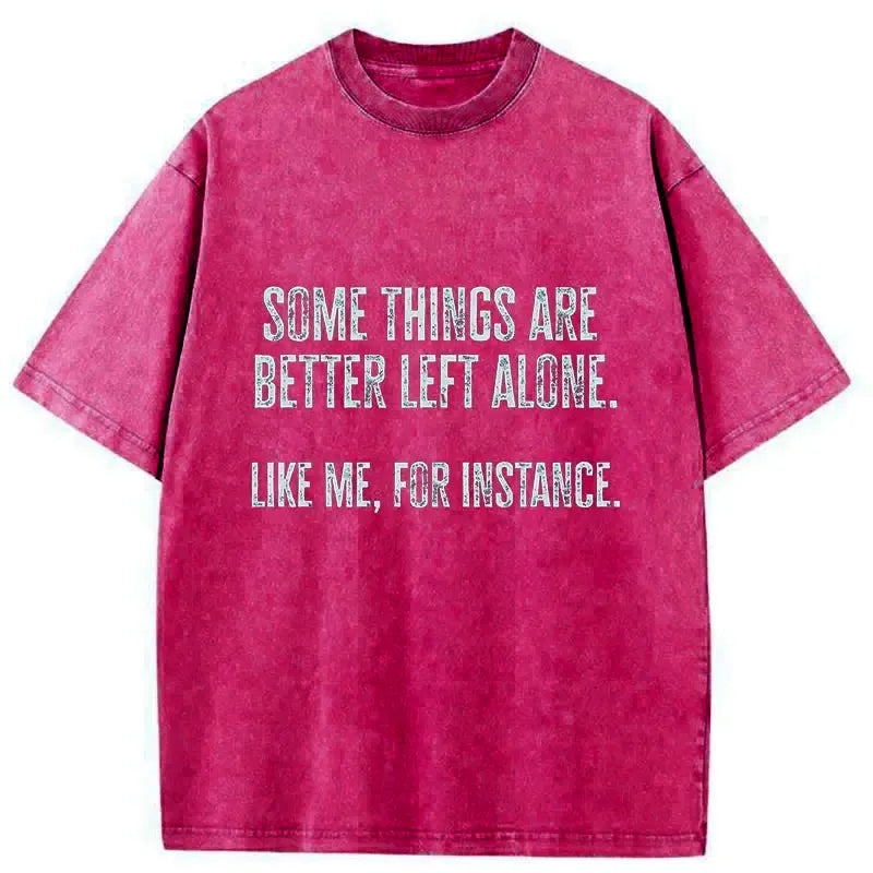 Japanese vintage washed t-shirt for daily wear